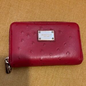 Small red Michael Kors wallet